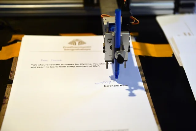 Letter from Prime Minister